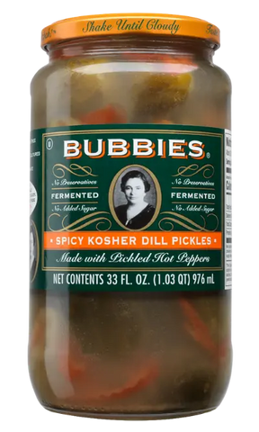 Bubbies Spicy Dill Pickles