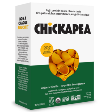 Chickapea Pasta Shells