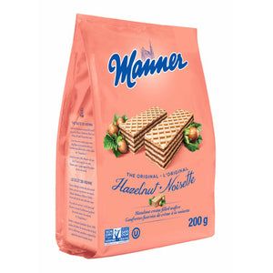 Manner Original Hazelnut Wafers 200g Bag