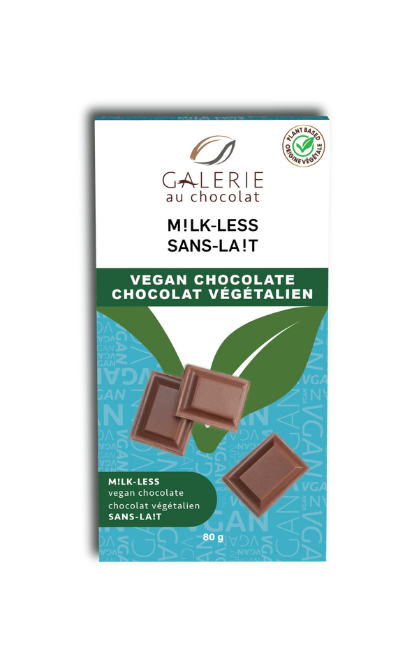 Galerie Au Chocolat Vegan Chocolate Bar M!lk-Less