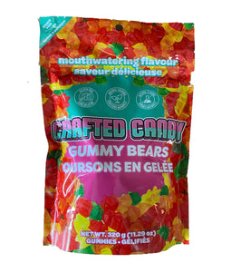 Crafted Candy Gummy Bears 320g Share Size