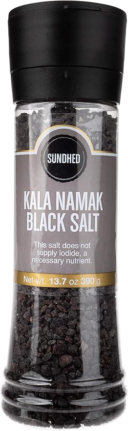 Sundhed Pure Himalayan Black Salt Grinder 390g