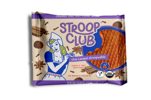 Stroop Club Chai Caramel Vegan Stroopwafels 2 Pack