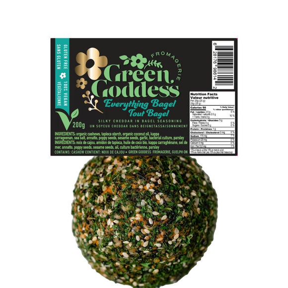 Green Goddess Cheeseball Everything Bagel