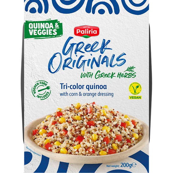 Greek Originals Tri-Colour Quinoa With Corn & Orange Dressing