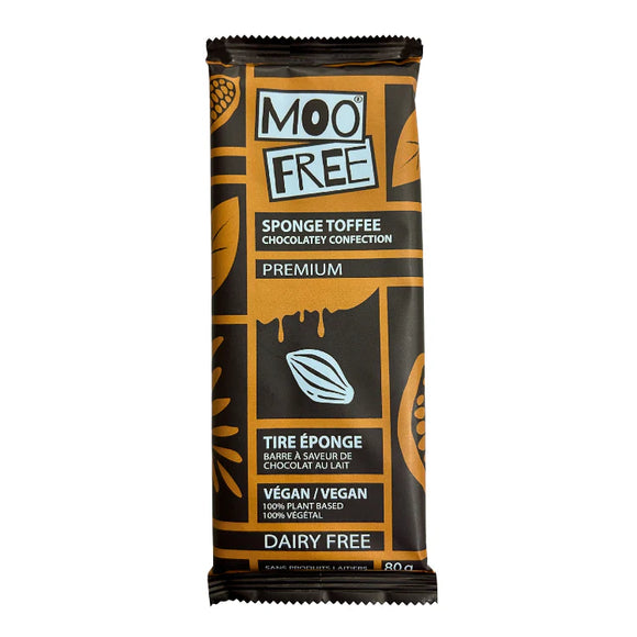 Moo Free Sponge Toffee Chocolate Bar