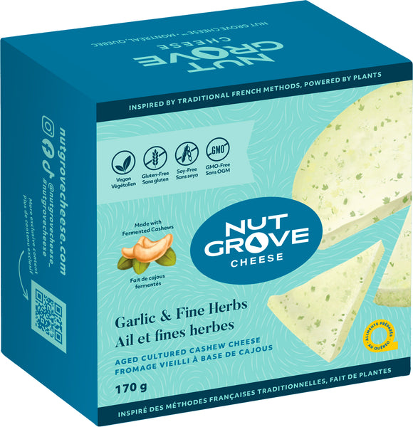 Nut Grove Garlic & Fine Herbs Aged Cashew Cheese