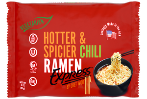 Chef Woo Ramen Express Hotter & Spicier Chilli Flavour