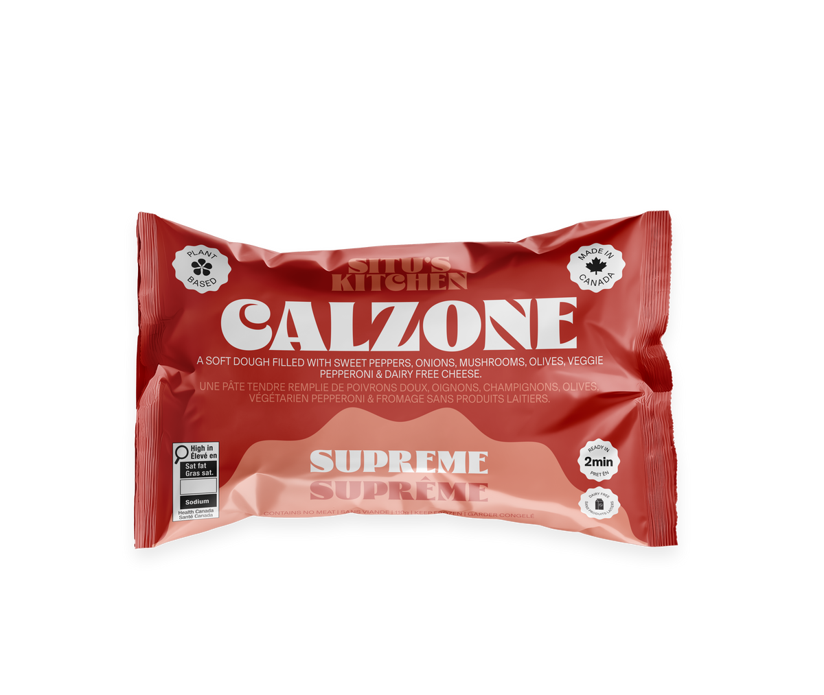 Situ's Kitchen Supreme Calzone – Good Rebel