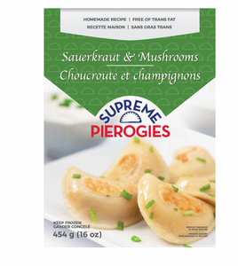 Supreme Pierogies Sauerkraut & Mushrooms
