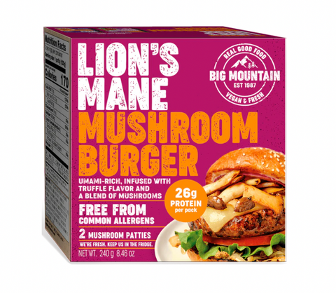 Big Mountain Foods Lion's Mane Mushroom Burger