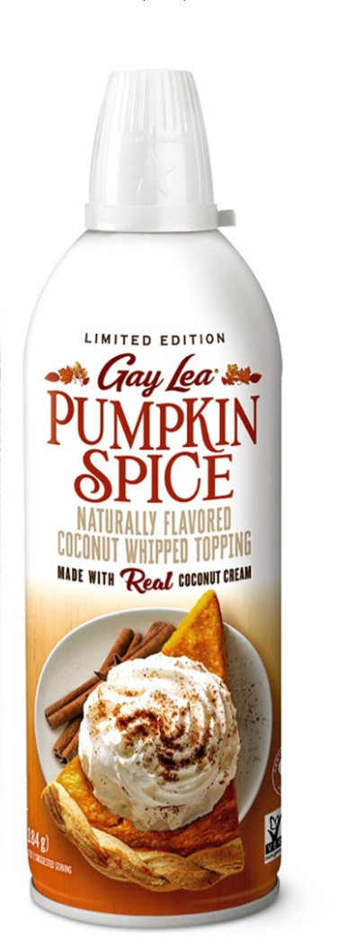 Gay Lea Pumpkin Spice Coconut Whipped Topping