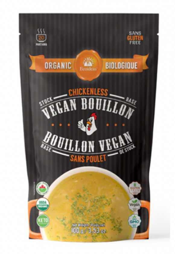 Ecoideas Organic Vegan Bouillon Chickenless