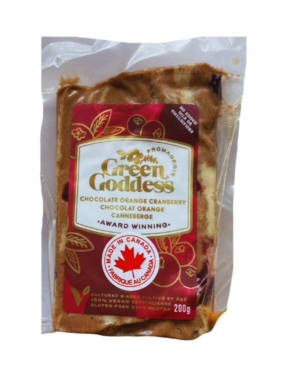 Green Goddess Chocolate Orange Cranberry Holiday Cheese