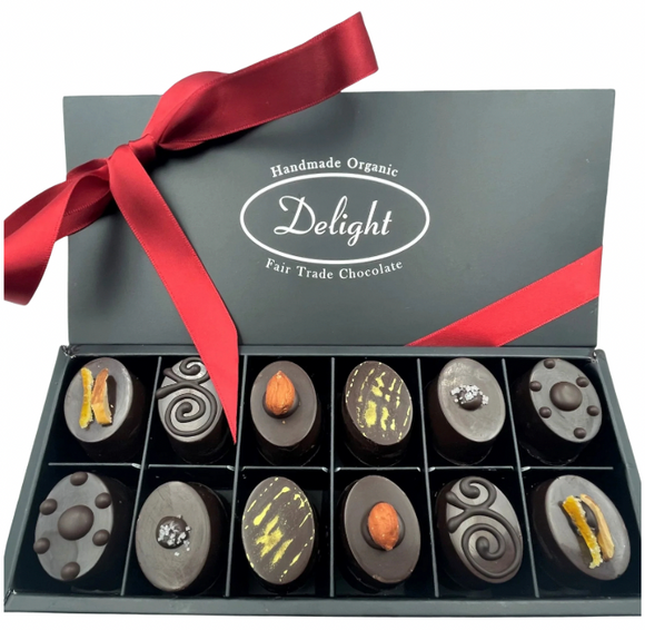 Delight Holiday De La Terre Truffle Box (12 Count)