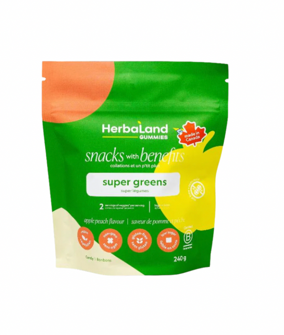 HerbaLand Snacks With Benefits Super Greens