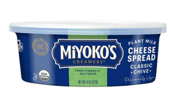 Miyoko's Plant Milk Cheese Spread Classic Chive