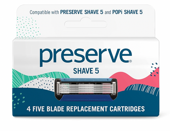 Preserve Shave 5 Blades 4 Pack