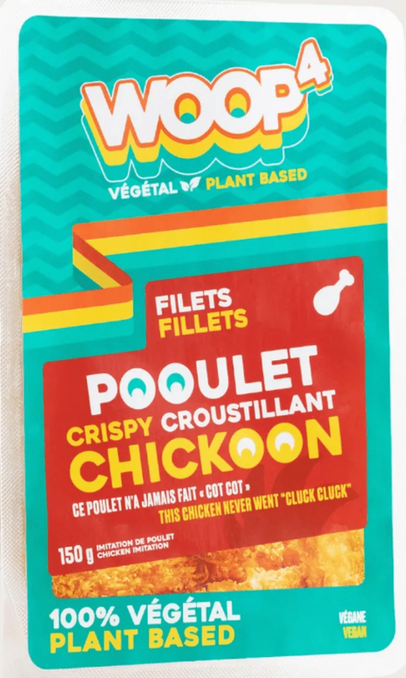 Woop4 Plant Based Crispy Chickoon Fillets