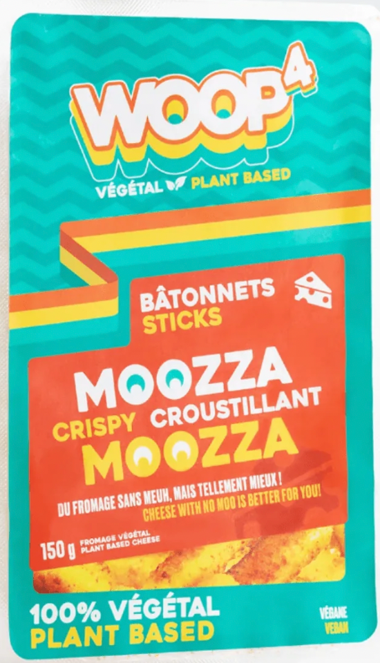 Woop4 Plant Based Crispy Moozza Sticks