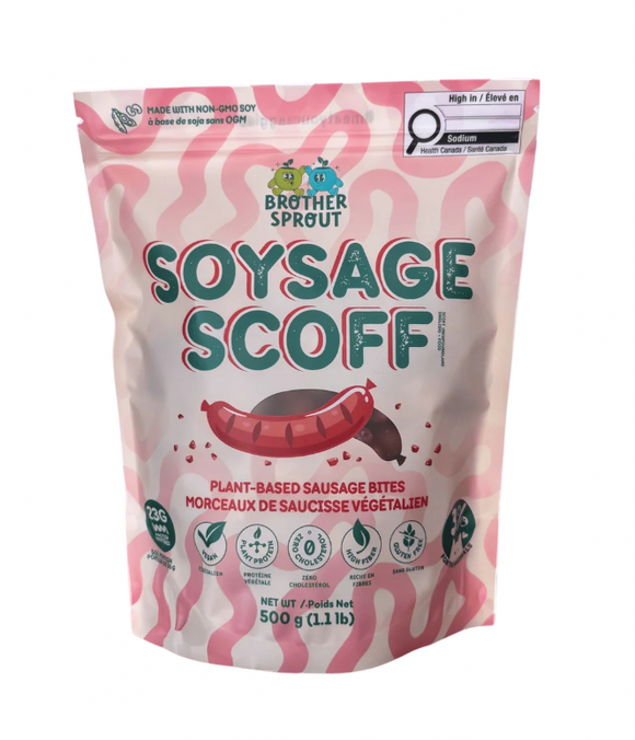 Brother Sprout Soysage Scoff Plant-Based Sausage Bites