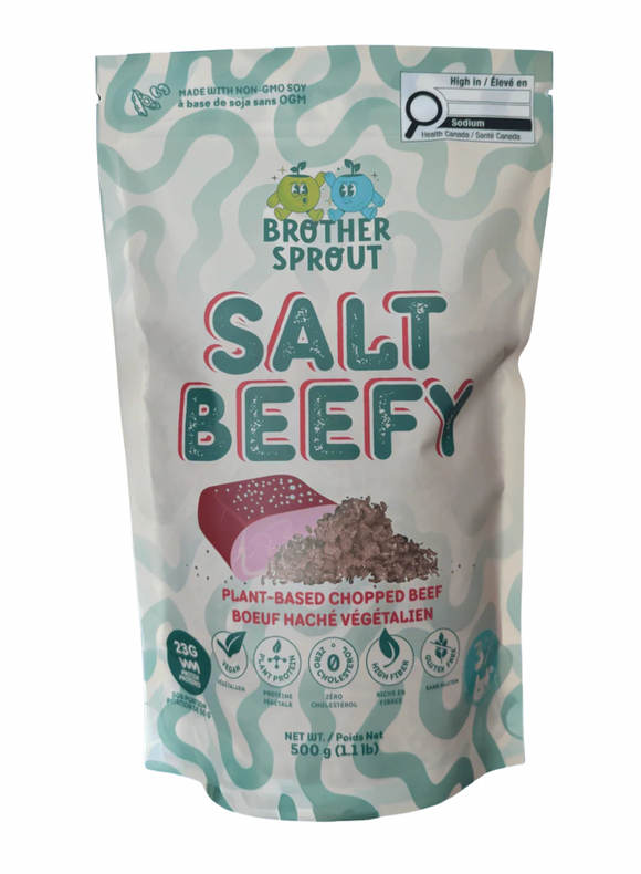 Brother Sprout Salt Beefy Plant-Based Chopped Beef