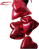 Delight Foil Wrapped Dark Chocolate Hearts (6 Pack)