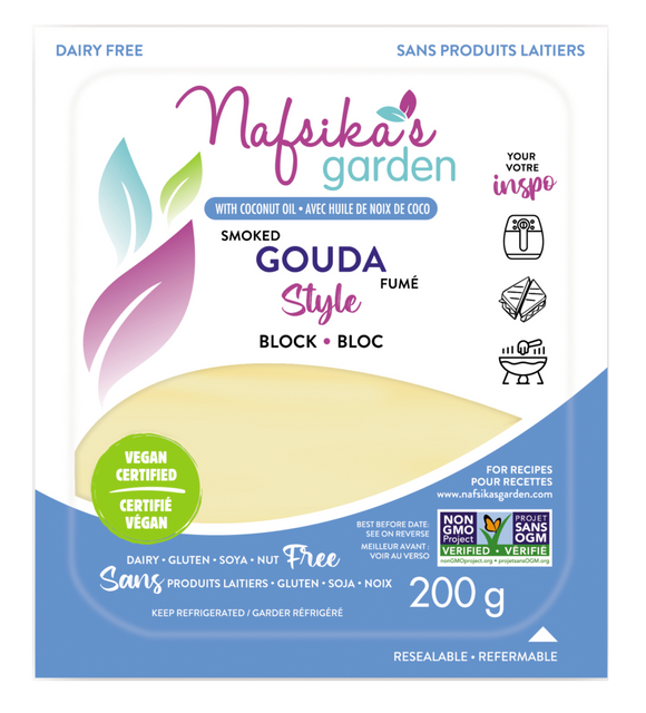 Nafsika's Garden Smoked Gouda Block