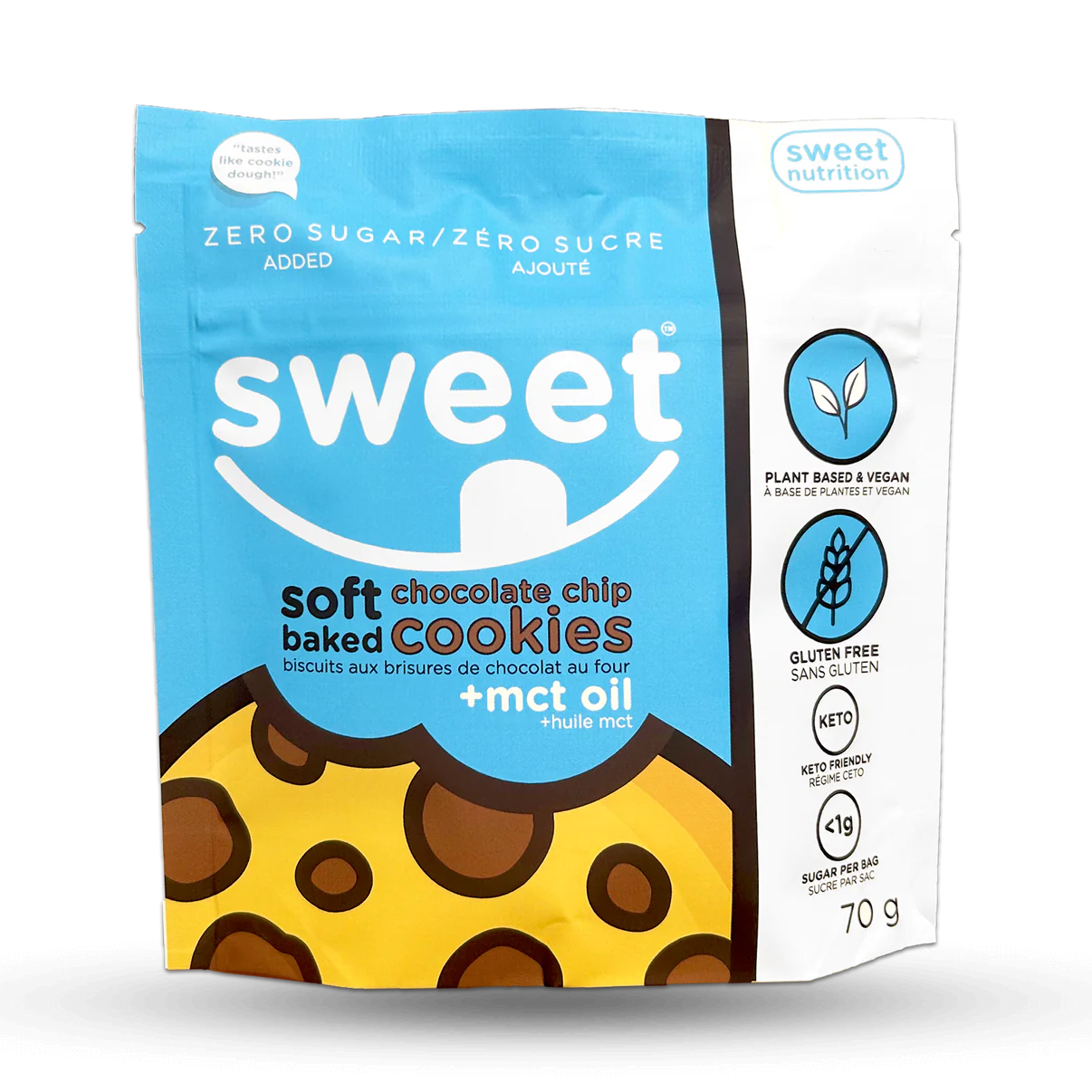 Sweet Nutrition Soft Baked Chocolate Chip Cookies