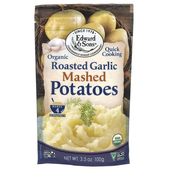 Edward and Sons Organic Mashed Potatoes Roasted Garlic