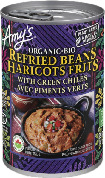 Amy's Kitchen Organic Refried Beans With Green Chilies