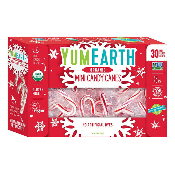 Yum Earth Organic Candy Canes Mini