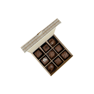 Sjaak's Nuts & Chews Dark Chocolate Truffle Assortment (9pc)