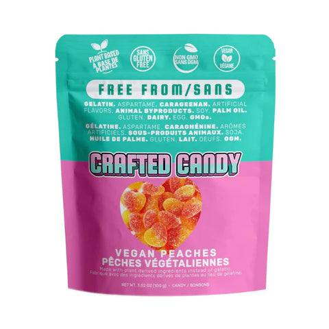 Crafted Candy Peach Hearts