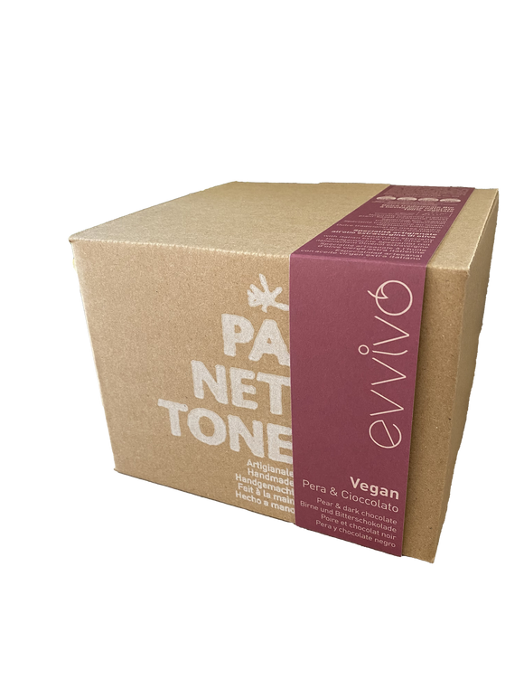 Evvivo Vegan Panettone Pear & Dark Chocolate