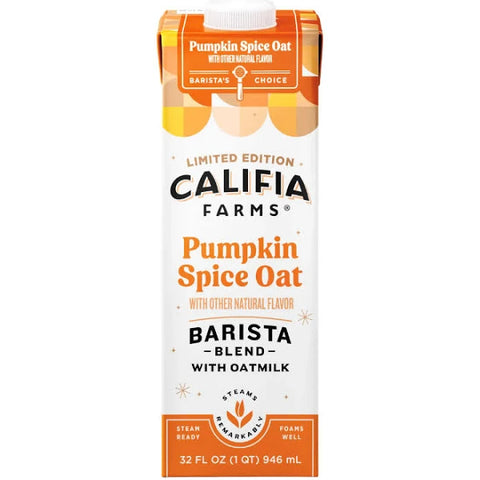 Califia Pumpkin Spice Oat Barista Blend