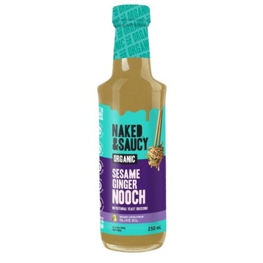 Naked & Saucy Organic Sesame Ginger Nooch Dressing