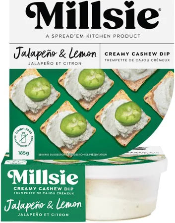 Millsie Creamy Cashew Dip Jalapeño & Lemon