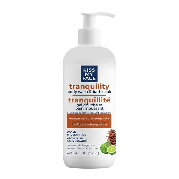 Kiss My Face Tranquility Body Wash & Bath Soak Cedarwood & Bergamot