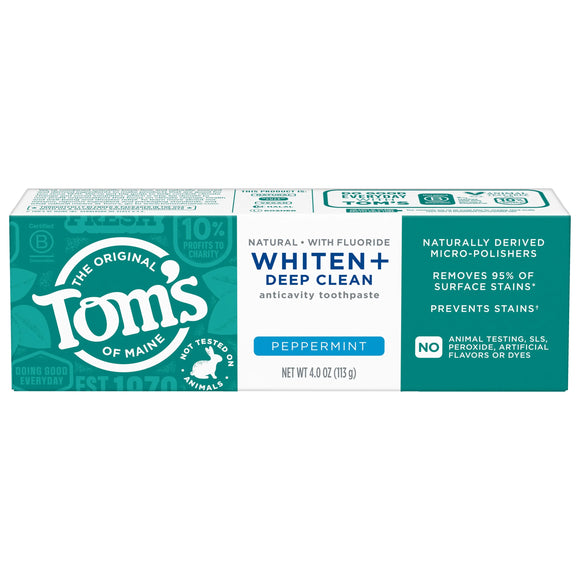 Tom's of Maine Whiten+ Deep Clean Toothpaste