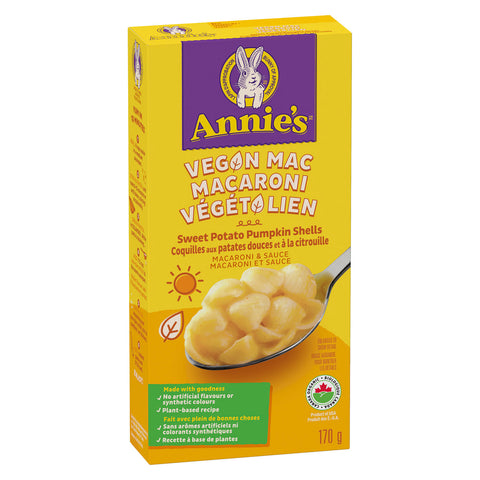 Annie's Vegan Mac Sweet Potato Pumpkin Shells