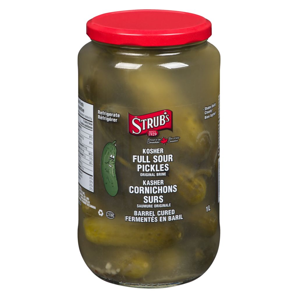 Strub's Kosher Full Sour Pickles