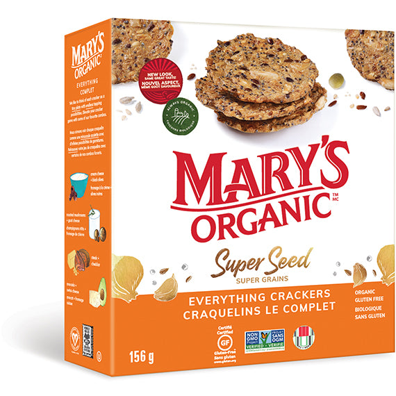 Mary's Organic Superseed Everything Crackers