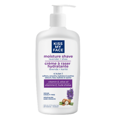 Kiss My Face Moisture Shave Lavender & Shea 4 in 1