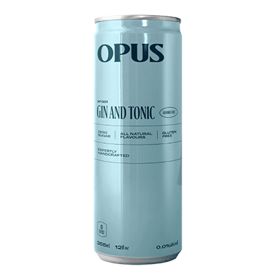 Opus 4 Pack Alcohol Free Gin and Tonic