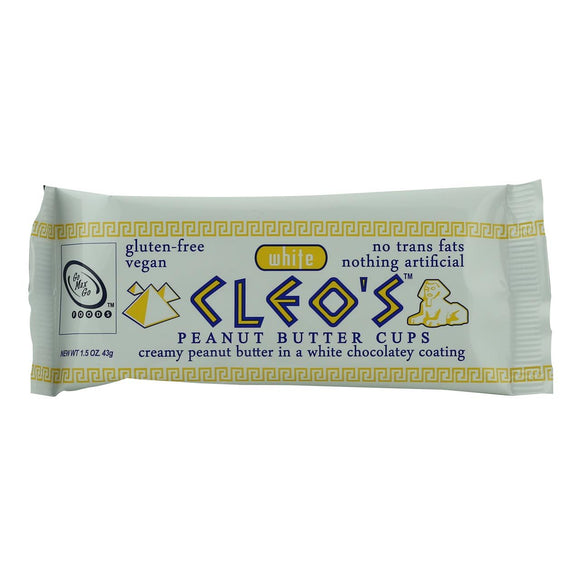 Cleo's White Peanut Butter Cups Go Max Go Bar