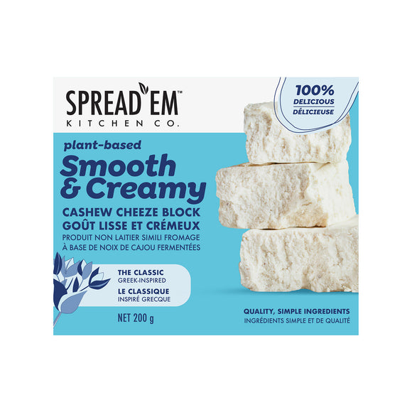 Spread 'Em Kitchen Cashew Cheese Block The Classic