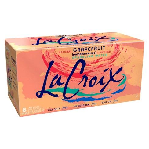 La Croix 8 Pack Grapefruit