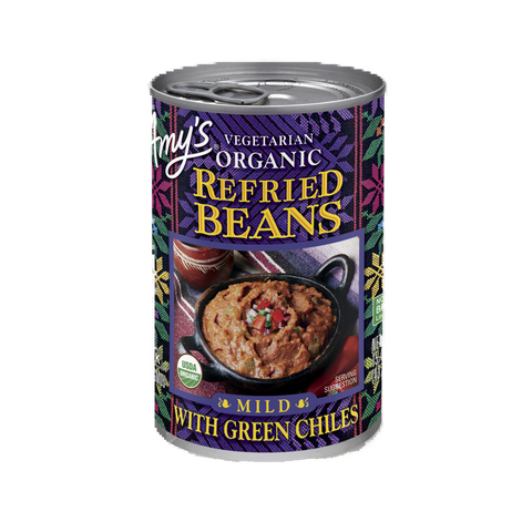Amy's Kitchen Organic Refried Beans With Green Chilies