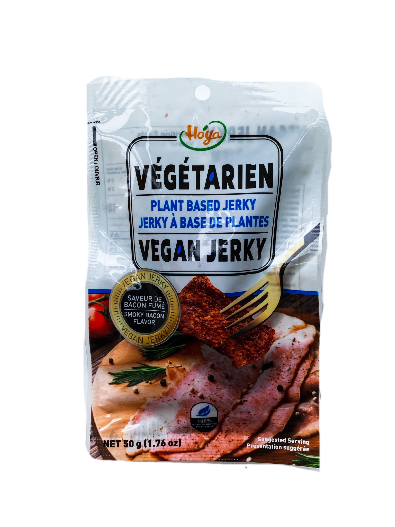 Hoya Vegan Jerky Smoky Bacon